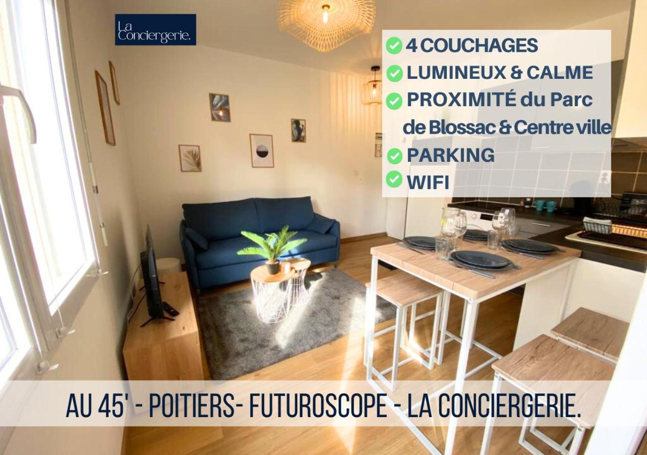 Au 45' - Poitiers - Futuroscope - La Conciergerie Διαμέρισμα Εξωτερικό φωτογραφία